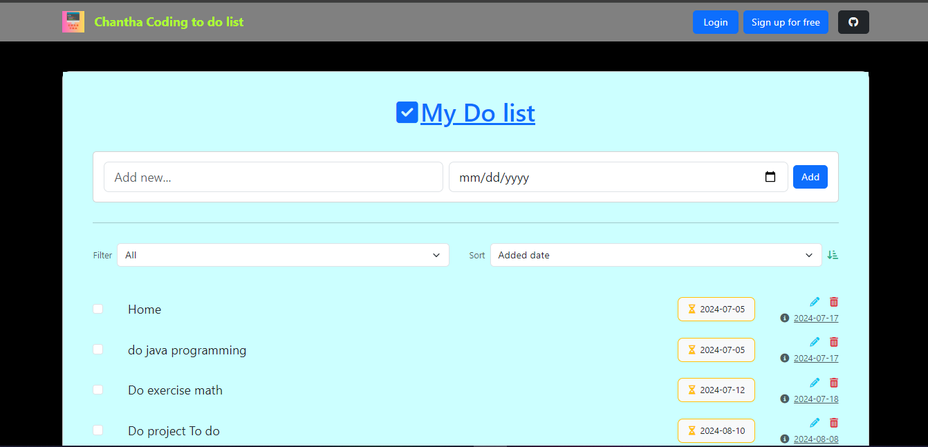 To Do List